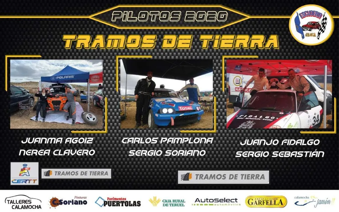 Presentaci&oacute;n de los equipos de los rallys de tierra de la Escuder&iacute;a Jiloca. Foto: Escuder&iacute;a Jiloca