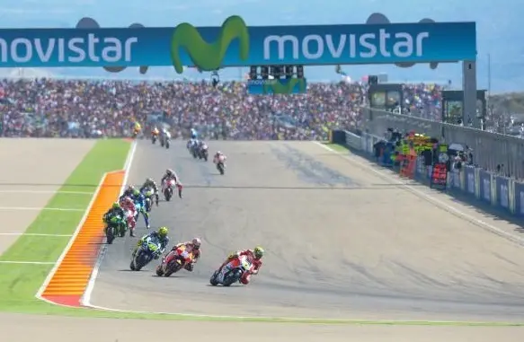 Imagen del GP Arag&oacute;n 2015. Foto: Motorland