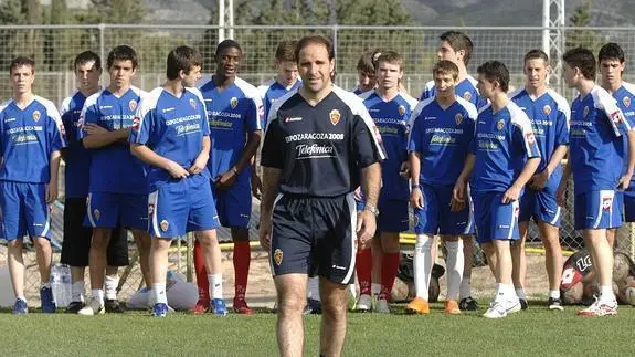 Garitano, en la Ciudad Deportiva del Real Zaragoza. Foto: athletic.elcorreo.com
