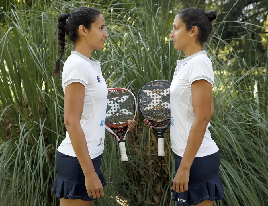 Las hermanas S&aacute;nchez Alayeto han vuelto a entrenar entre la felicidad y su consabida exigencia por la perfecci&oacute;n. EFE/J.J. Guillen