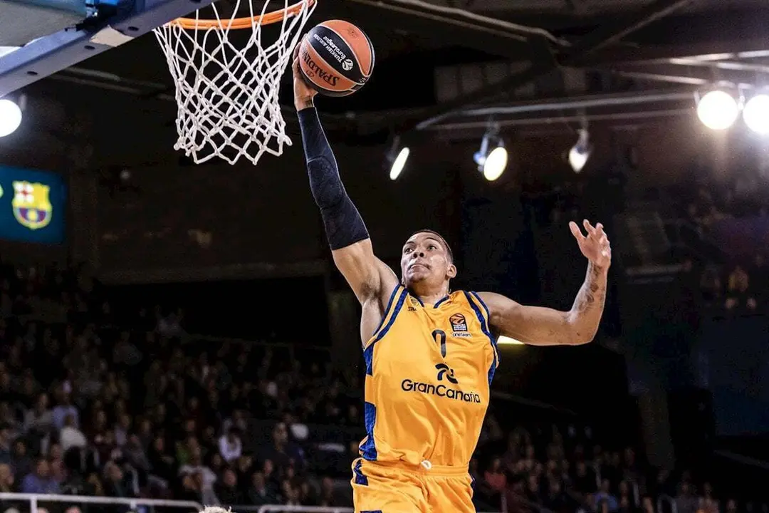 Jacob Wiley, con el Gran Canaria. Foto: Javier Borrego/Europa Press
