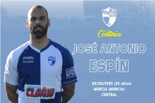 Jos&eacute; Antonio Esp&iacute;n es el quinto jugador que renueva con el CD Ebro. Foto: CD Ebro