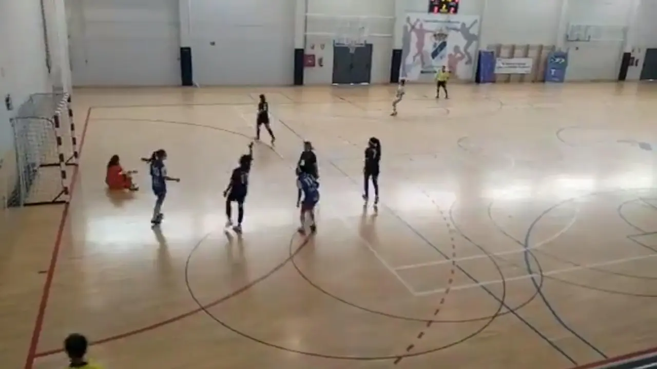 Imagen del partido. Fotograma extra&iacute;do de @SalaZaragoza