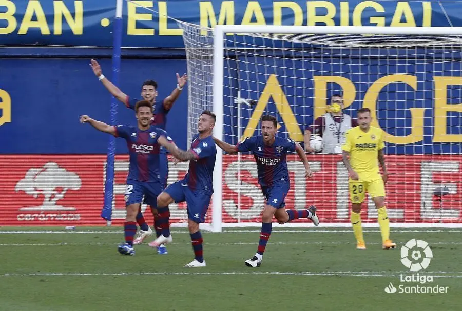 Maffeo celebrando el tanto. | Foto: LaLiga