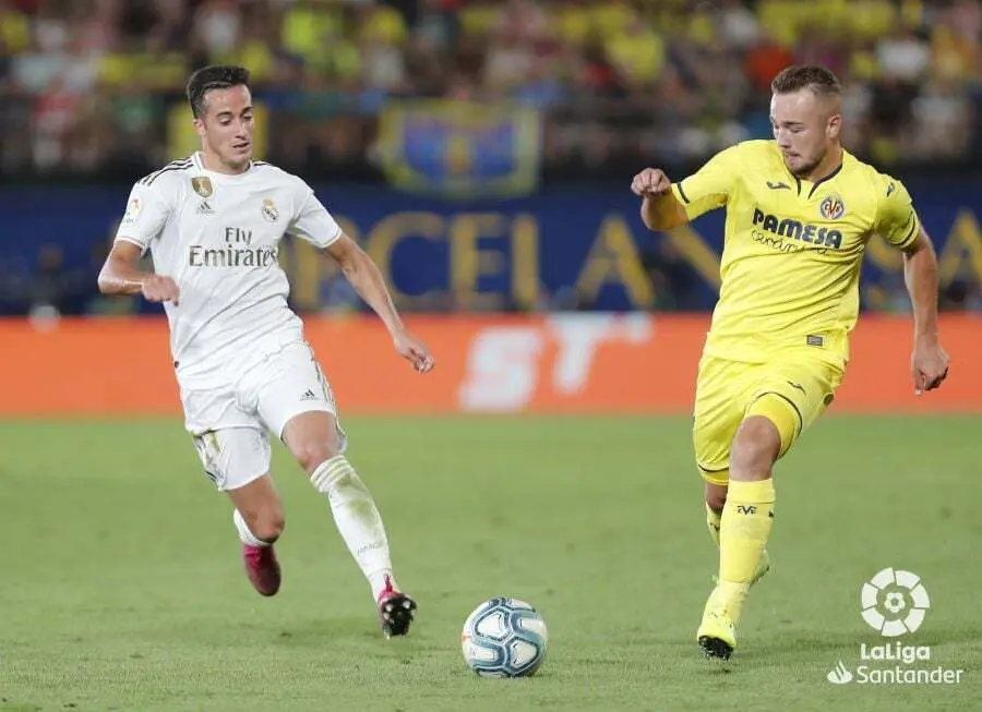 Ontiveros en el partido del a&ntilde;o pasado contra el Real Madrid. | Foto: LaLiga