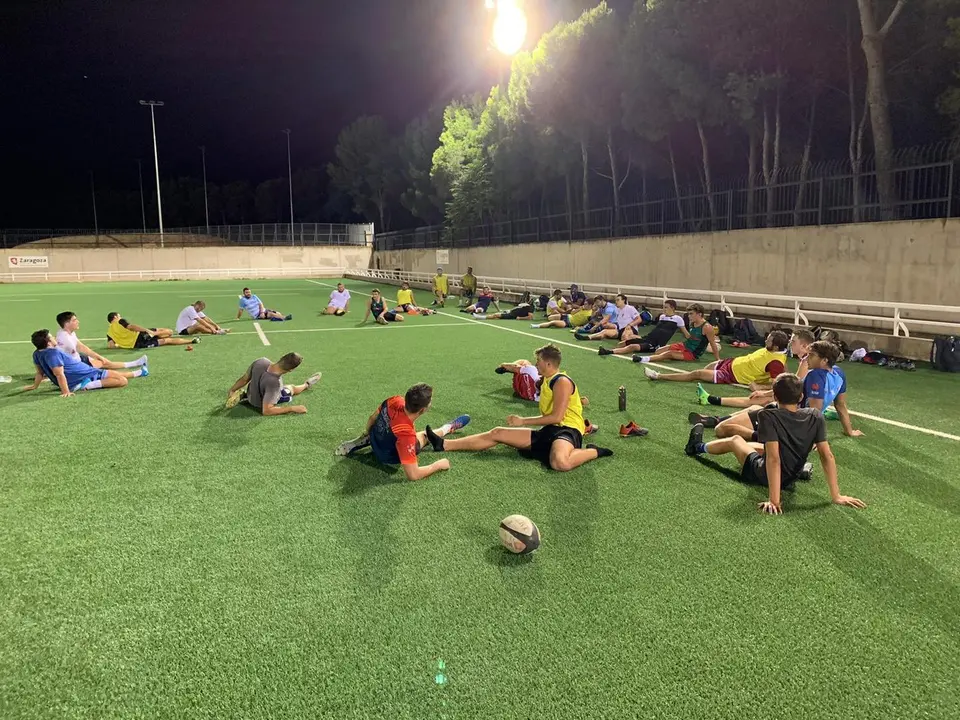 Primer entrenamiento de la temporada 20/21. Foto: F&eacute;nix Rugby