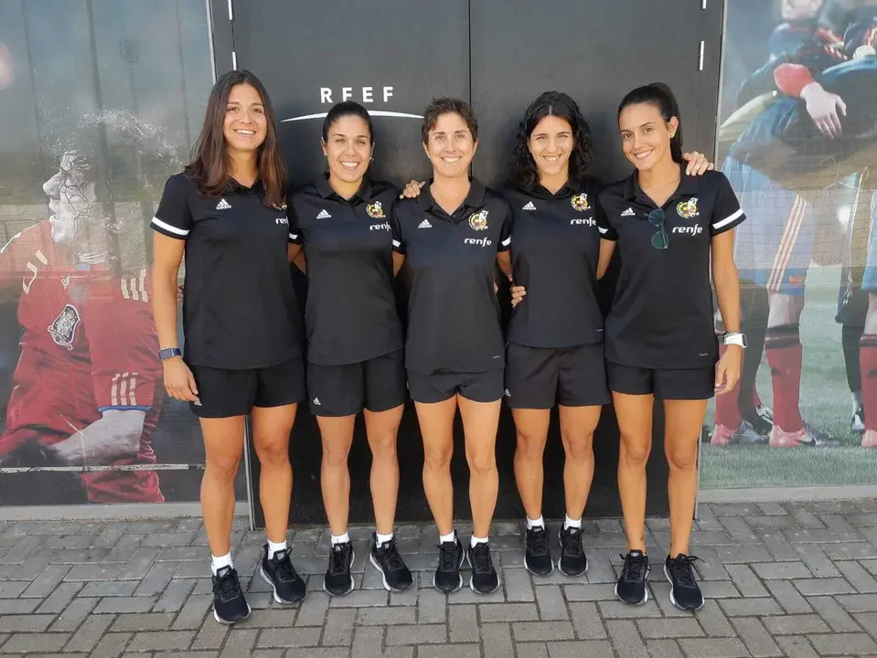 Las responsables de dirigir el Real Madrid-FC Barcelona. | Foto: CAAF