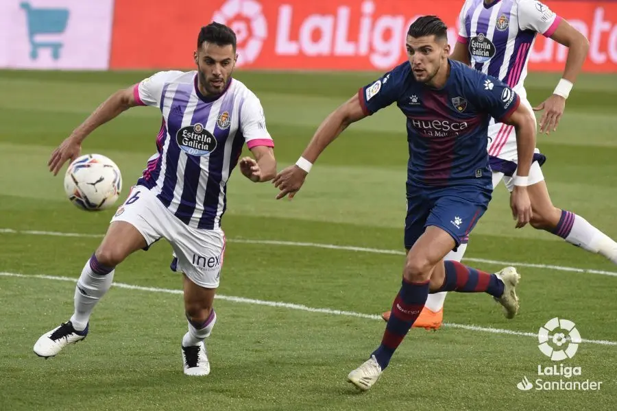 Rafa Mir anot&oacute; su primer gol de la temporada ante el Real Valladolid. | Foto: LaLiga