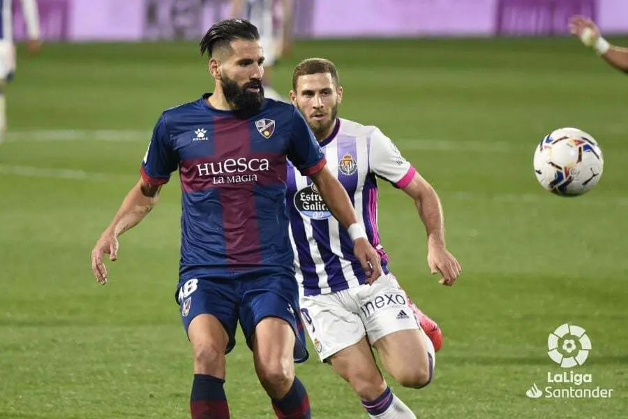 Imagen de archivo de Siovas cuya convocatoria contra el Valencia no es segura por el golpe que recibi&oacute; en el Benito Villamar&iacute;n. | Foto: LaLiga