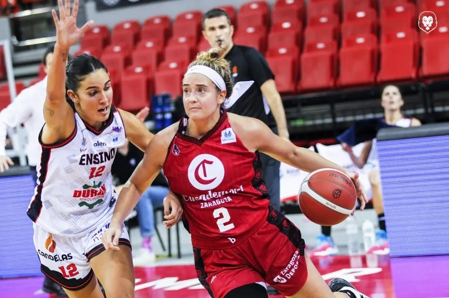 Haley Gorecki, en el partido ante Ensino Lugo de esta semana. Foto:  Esther Casas/Casademont Zaragoza