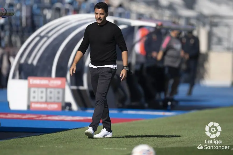 M&iacute;chel durante el partido del Huesca en Valdebebas frente al Real Madrid I Foto: LaLiga