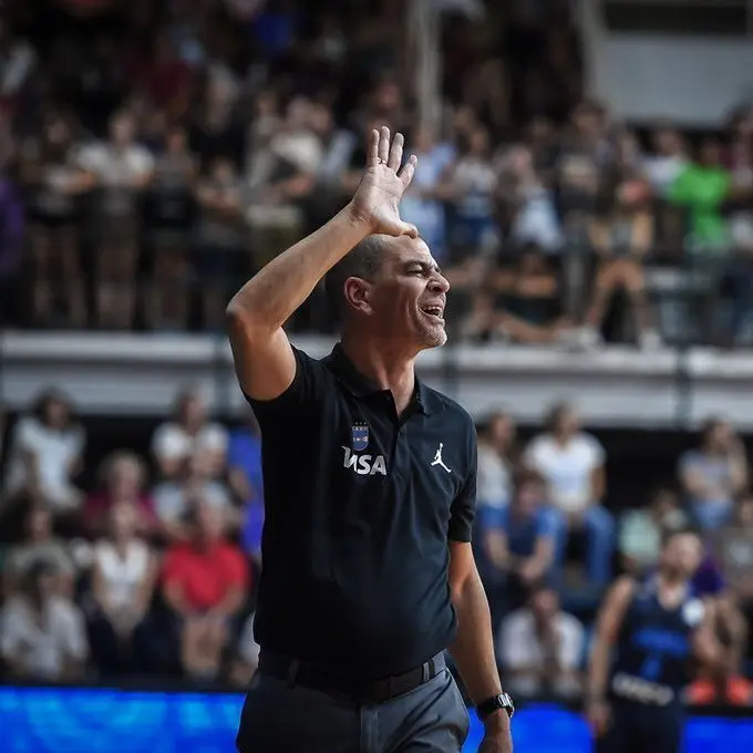 Sergio Hern&aacute;ndez, en un partido con Argentina.. |FUENTE: : FIBA