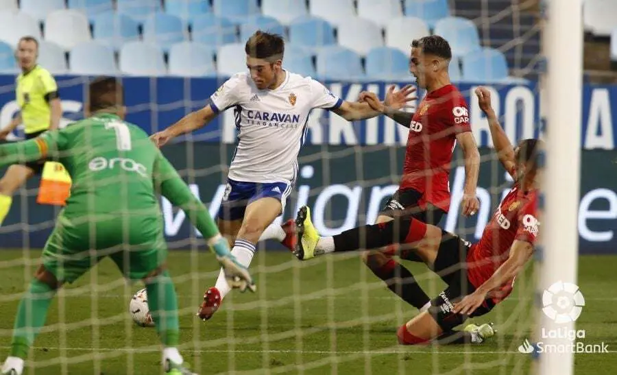 Larrazabal ante el Mallorca. Foto: LFP