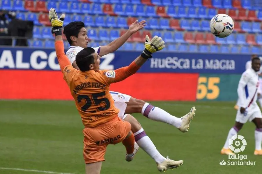 Andr&eacute;s Fern&aacute;ndez en el partido contra la SD &Eacute;ibar. | Foto: LaLiga