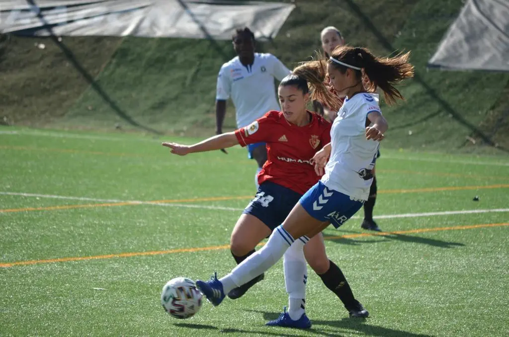 El Zaragoza CFF empat&oacute; a uno en su debut en Liga ante Osasuna. Foto: Zaragoza CFF