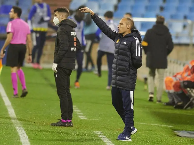 Iv&aacute;n Mart&iacute;nez en su debut en La Romareda con el primer equipo. Foto: Real Zaragoza