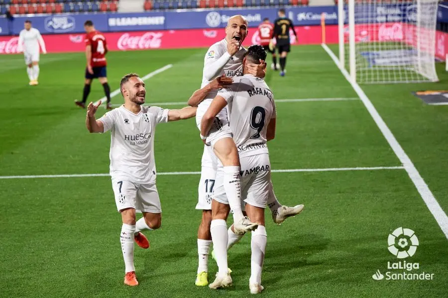 Sandro celebra su gol ante el Osasuna. | Foto: LaLiga
