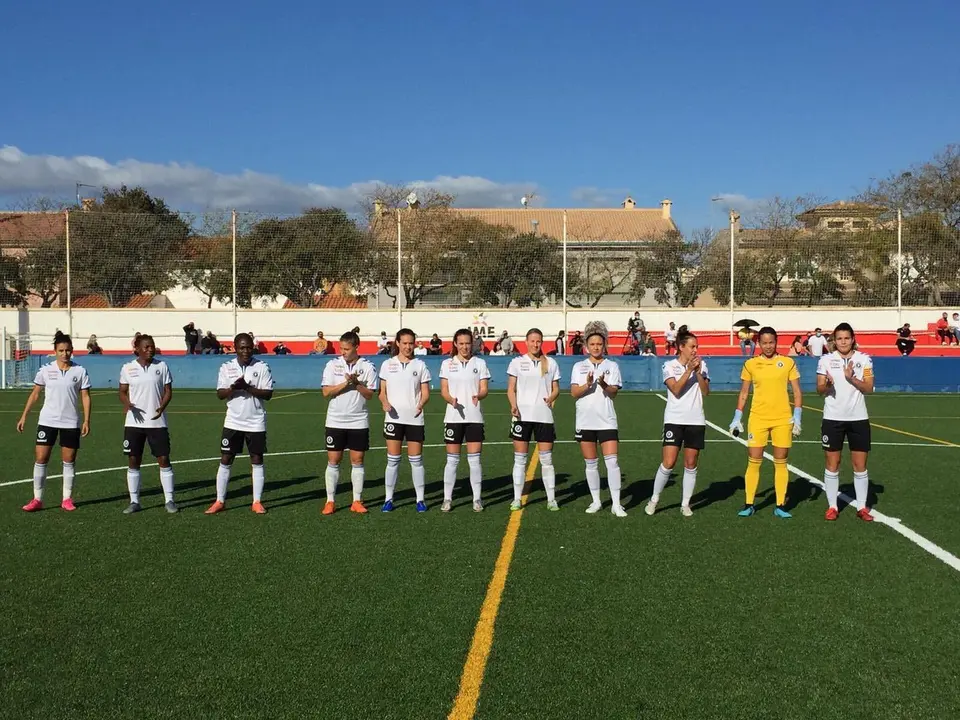 El Zaragoza CFF suma la segunda victoria de la temporada ante el CD Collerense. Foto: Zaragoza CFF