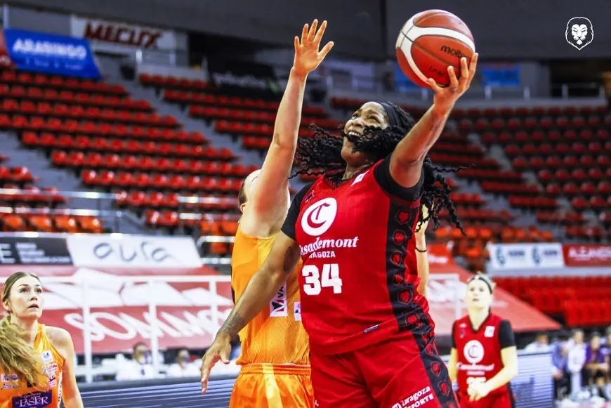 Keisha Gatling, la aut&eacute;ntica estrella de esta temporada. Foto: Esther Casas/Casademont Zaragoza