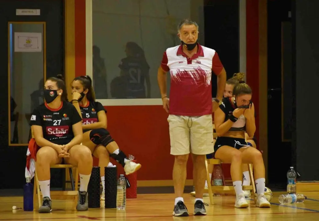 Juan Luis Garc&iacute;a Fern&aacute;ndez-Velilla, en el partido de Copa Federaci&oacute;n 2020. Foto: Sch&auml;r Colores Zaragoza