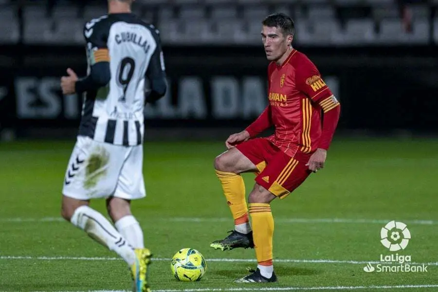Zapater ante el Castell&oacute;n. | Foto: LFP