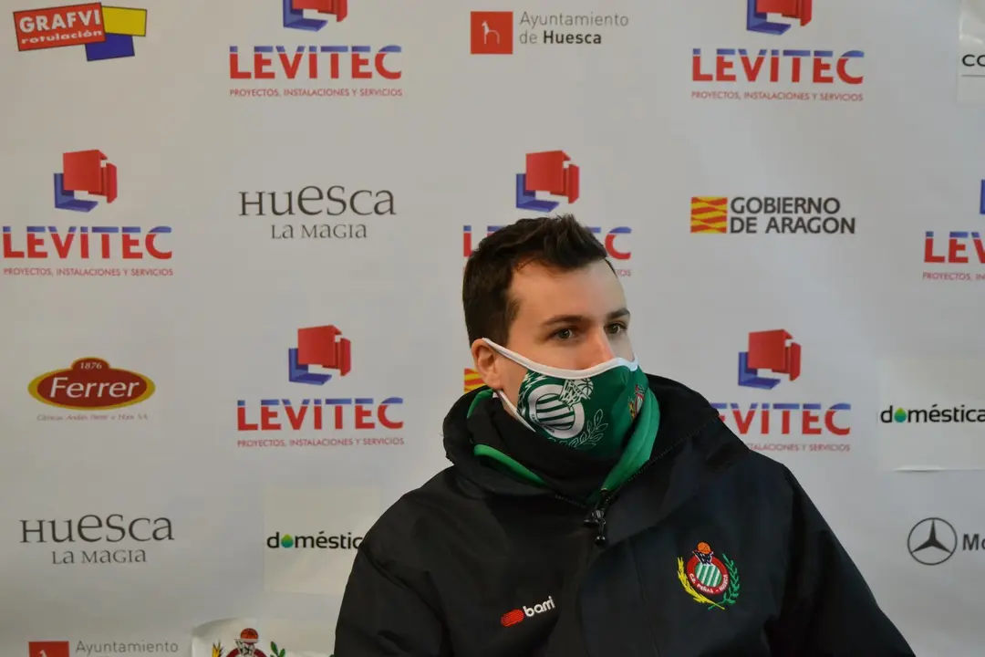 David G&oacute;mez en una imagen de archivo durante una rueda de prensa. Foto: Sportaragon
