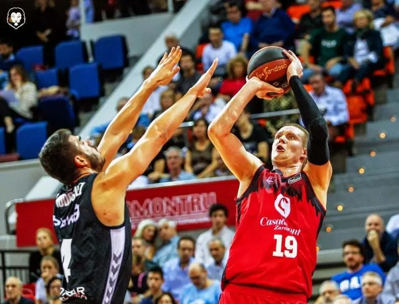 Benzing, en el duelo ante Bilbao de la temporada pasada. Foto: Esther Casas/Casademont Zaragoza