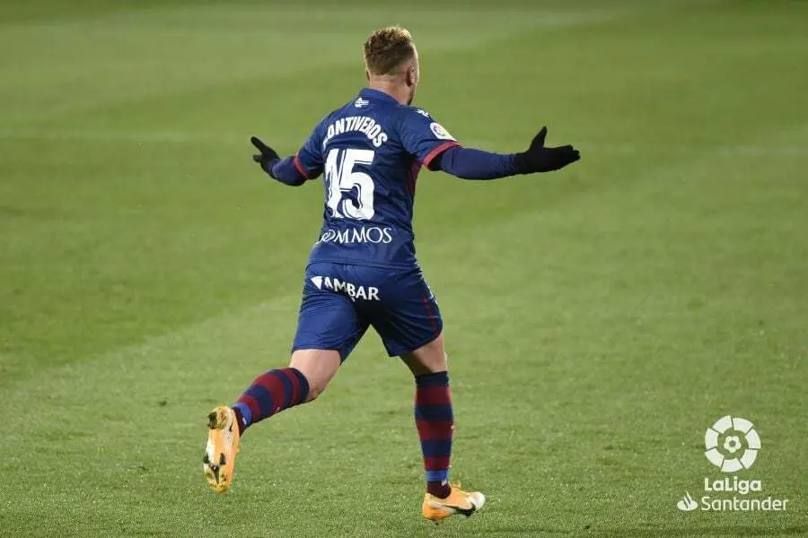 Ontiveros celebr&oacute; su gol con una dedicatoria especial | Foto: LFP
