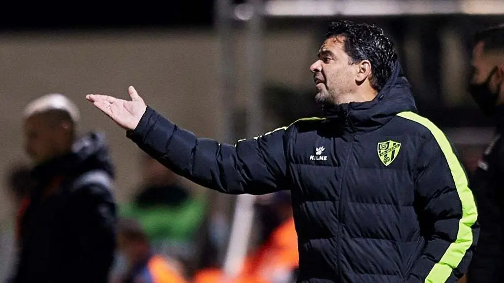 M&iacute;chel en el partido contra el Marchamalo. | Foto: SD Huesca