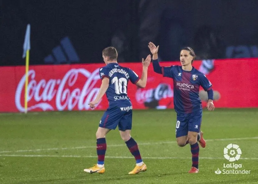 Seoane y Sergio G&oacute;mez ante el Celta | Foto:  LaLiga