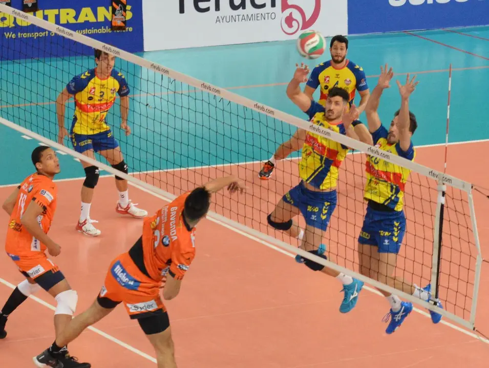 Gran victoria del Teruel ante el Ibiza. | Foto: CV Teruel