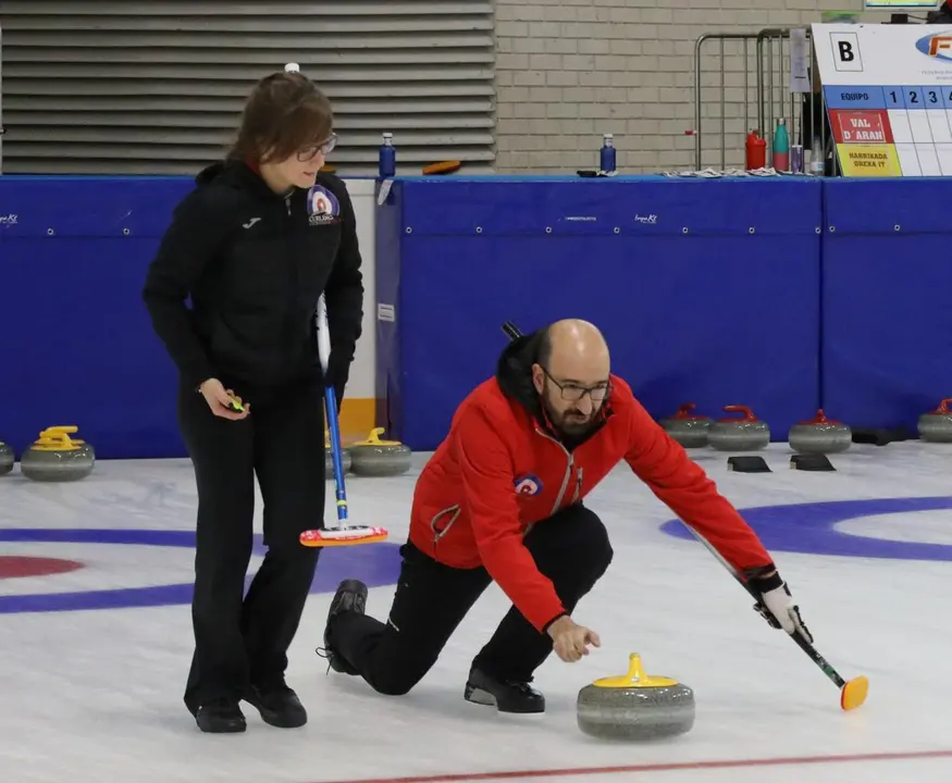 Carmen P&eacute;rez y Lucas Munuera en el Campeonato de Espa&ntilde;a. | Foto: CH Jaca