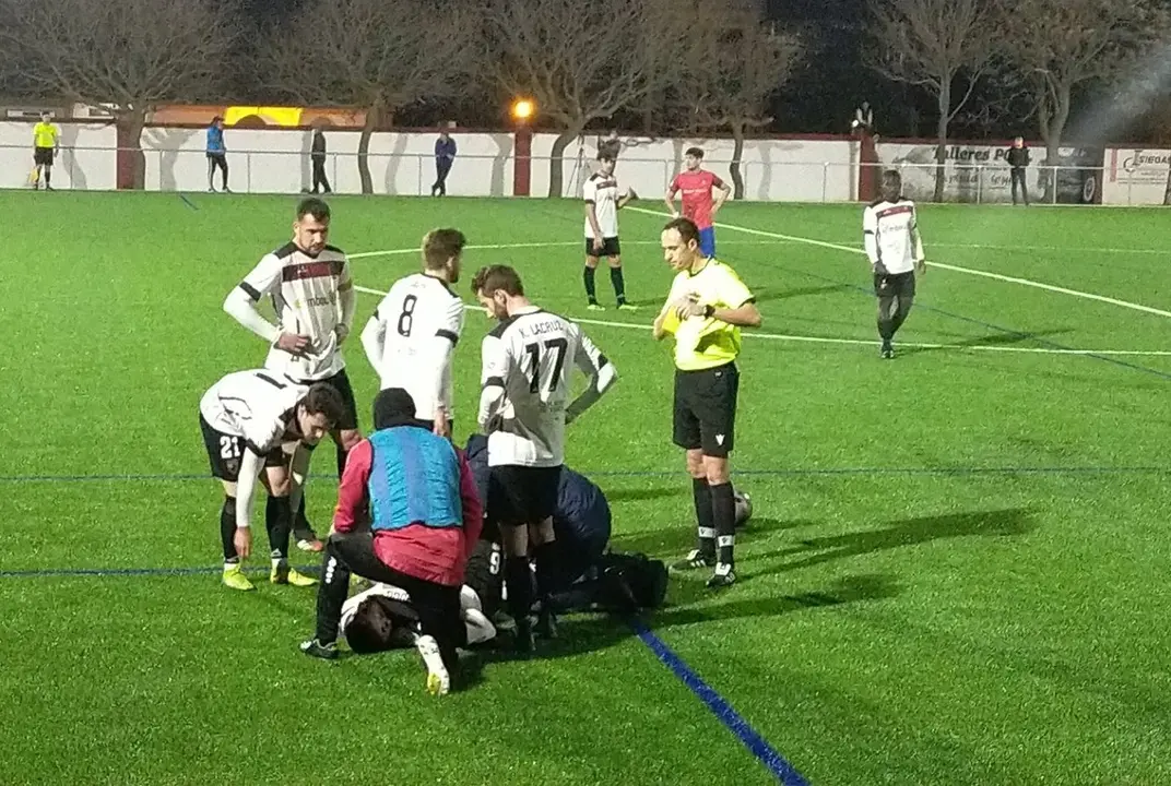 El CD Teruel castigado por la carga de minutos. | Foto: CD Teruel