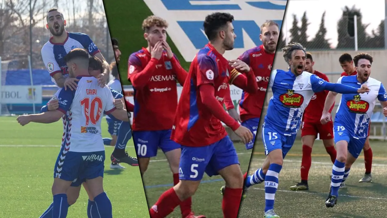 &iquest;A qu&eacute; aspiran los equipos aragoneses de Segunda Divisi&oacute;n B? | Fotomontaje: Jorge Ant&oacute;n, SPORTARAGON