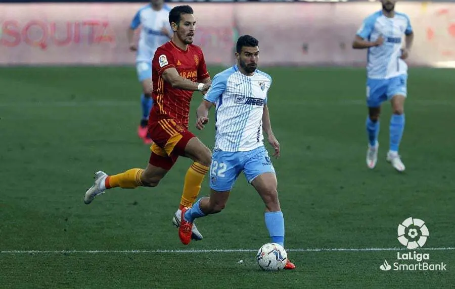 &Aacute;lex Alegr&iacute;a en La Rosaleda. Foto: LaLiga SmartBank