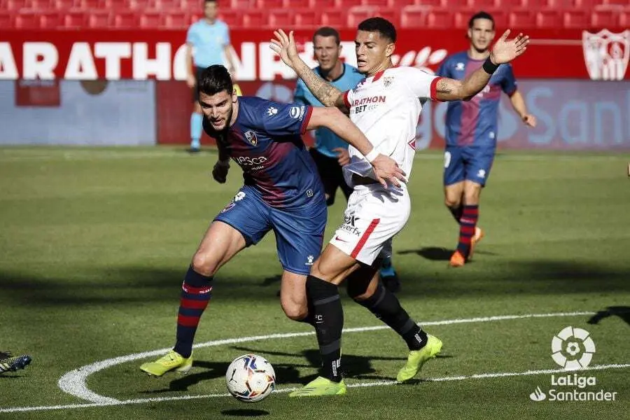 Rafa Mir en su &uacute;ltimo partido contra el Sevilla. | Foto: LaLiga