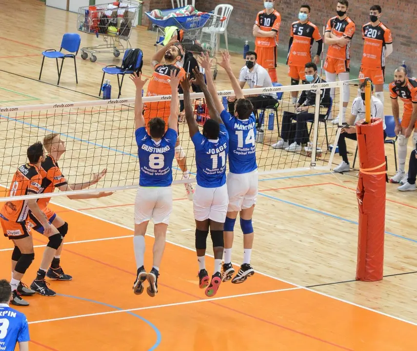 Partido con el Melilla. | Foto: CV Teruel