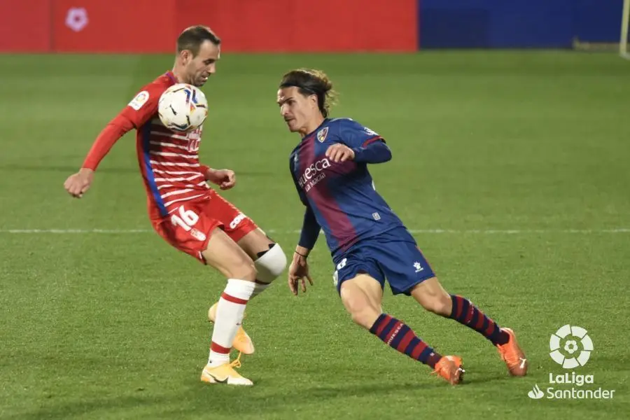 Seoane durante el partido contra el Granada. | Foto: LaLiga