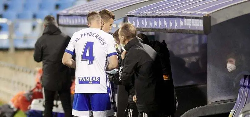 Peybernes solo ha tenido minutos ante la Ponferradina y ante el M&aacute;laga. Foto: Real Zaragoza