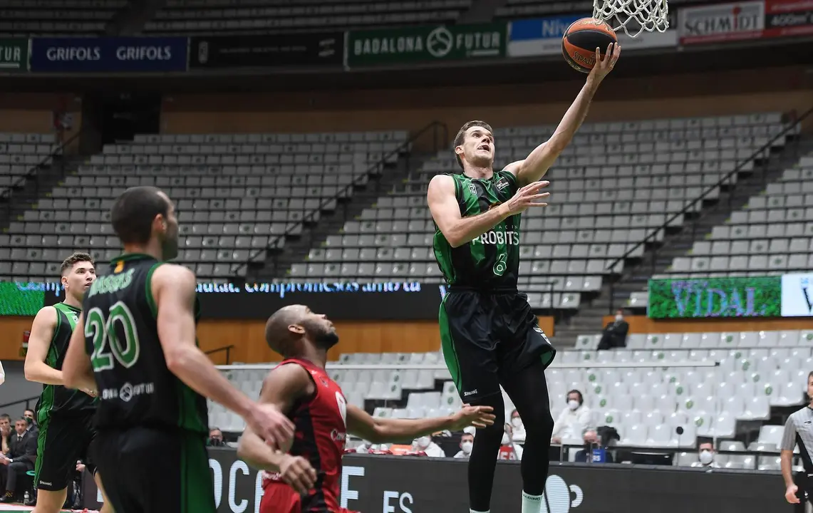 Imagen del partido de ida. Foto: ACB