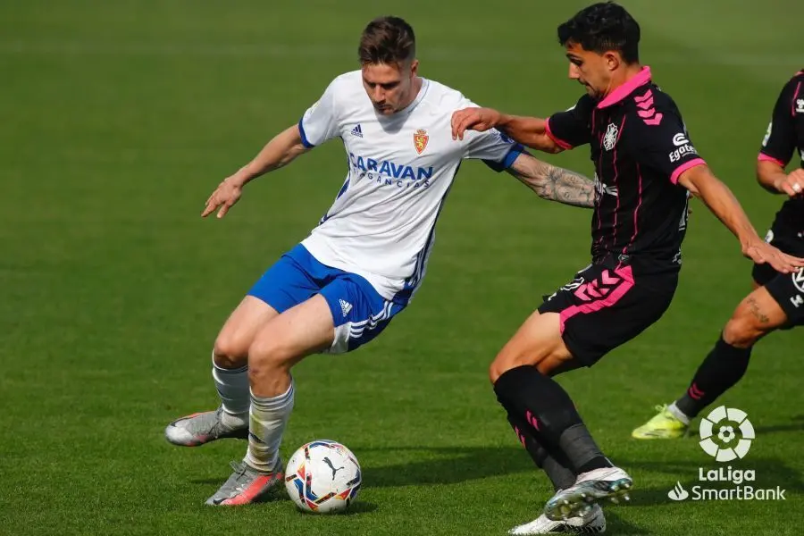 Carlos Vigaray, en un partido con el Real Zaragoza. | Foto La Liga