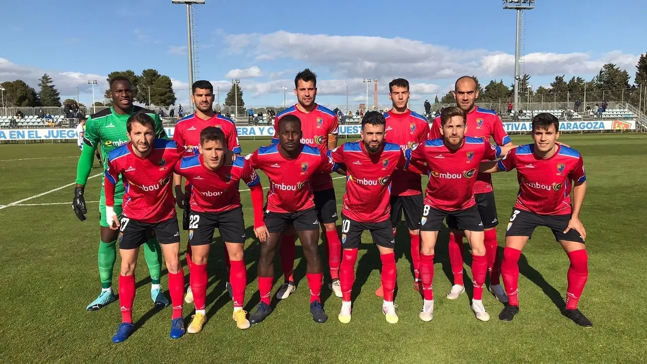 El once titular del Teruel en el partido contra el Deportivo Arag&oacute;n. | Foto: CD Teruel