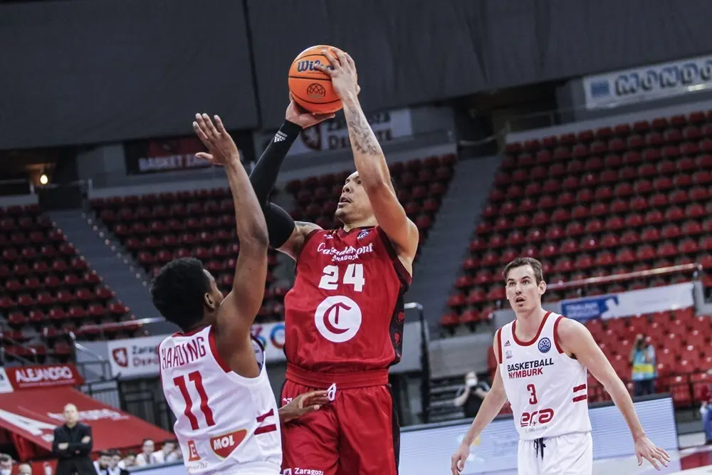Jacob Wiley ha terminado con 22 puntos y 10 rebotes. Foto: Esther Casas/FIBA