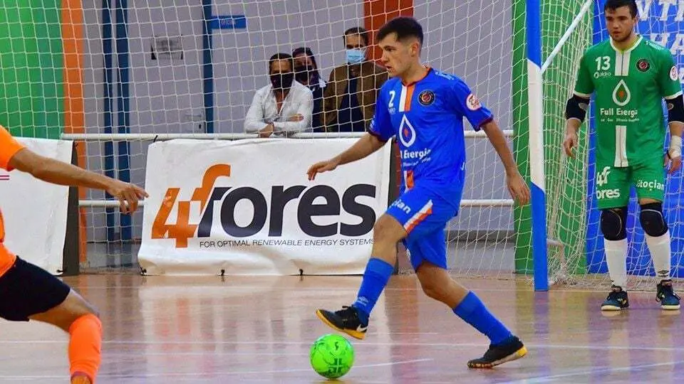 Aitor Abenia, en un partido de esta temporada. Foto: Andrea Royo L&oacute;pez
