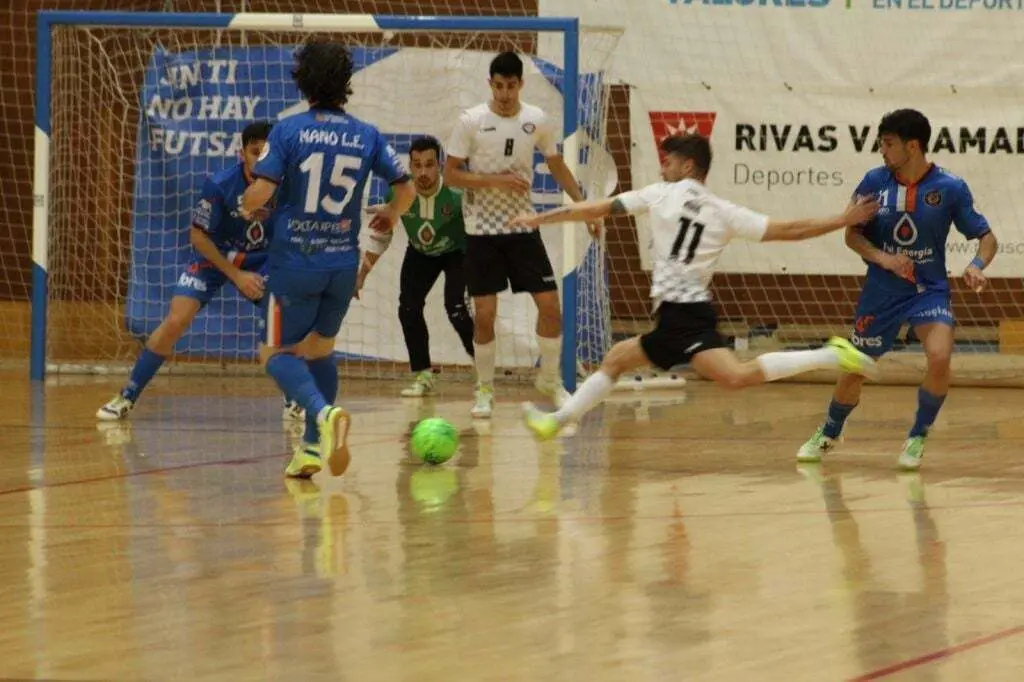 Imagen del partido. Foto: Rivas Futsal
