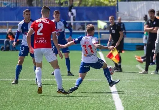 El Ebro quiere romper su mala racha ante el Laredo. Foto: CD Ebro