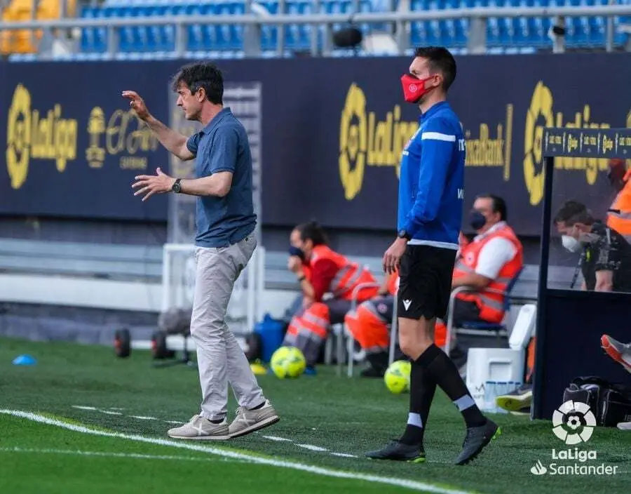 Pacheta en el encuentro frente al C&aacute;diz. Foto: La Liga.