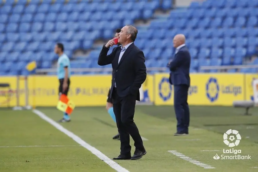 Juan Ignacio Mart&iacute;nez al frente del equipo ante Las Palmas |&nbsp;LFP