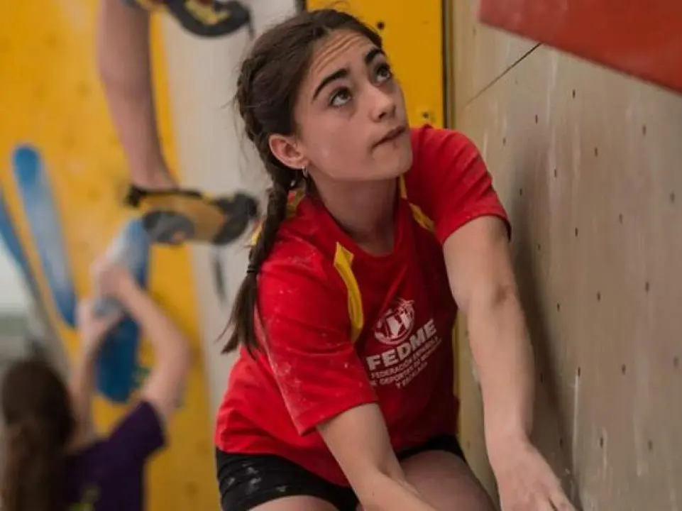La aragonesa Mar&iacute;a Laborda en una imagen facilitada por la Fedme. Foto: Cedida