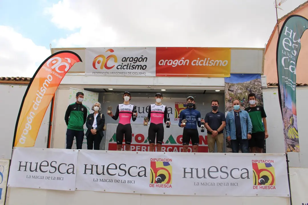 El podio de la Bguara. | Foto: CC Oscense
